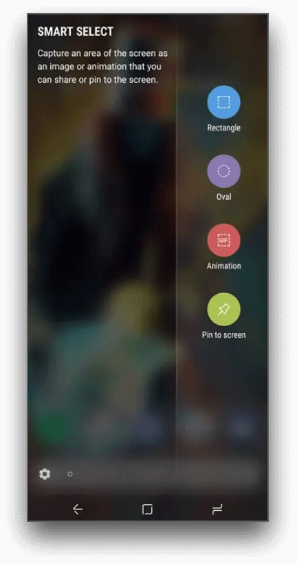 samsung screenshot smart select